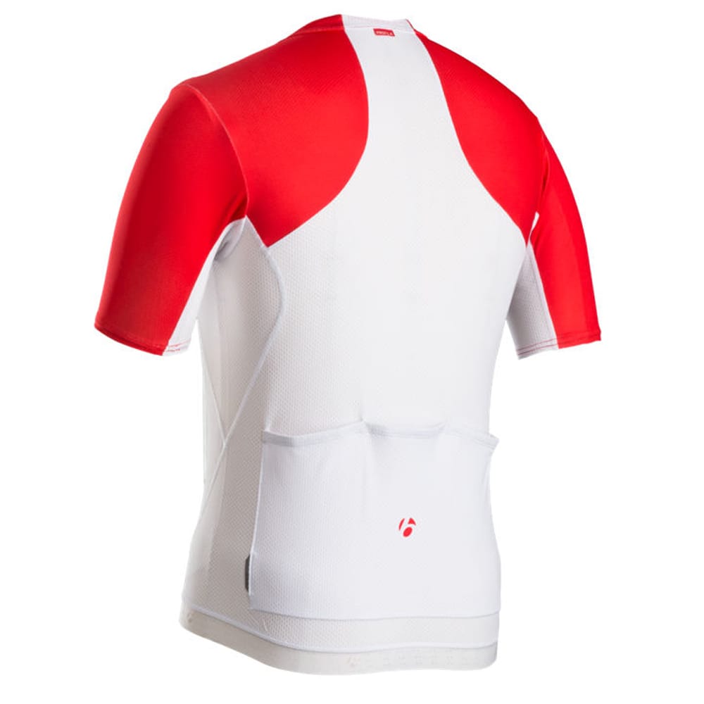 Red and sales white cycling jersey