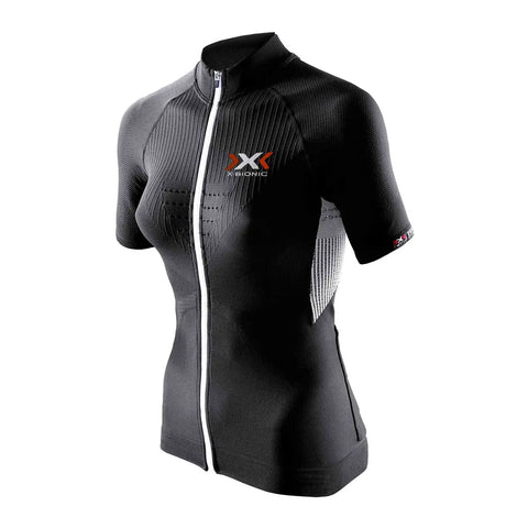 X-Bionic The Trick Women's Short Sleeve Jersey, Black