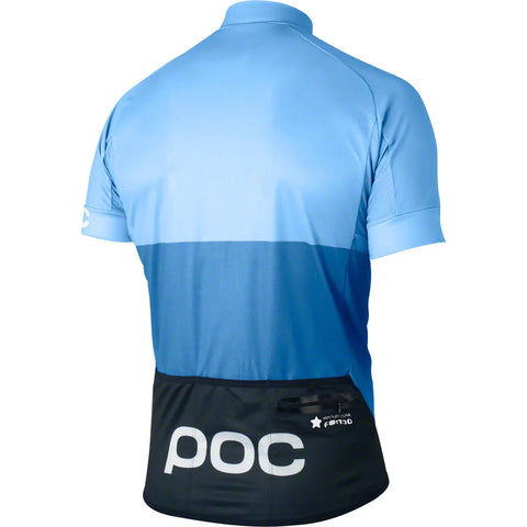 POC Fondo Classic Short Sleeve Jersey - Seaborgium Multi Blue