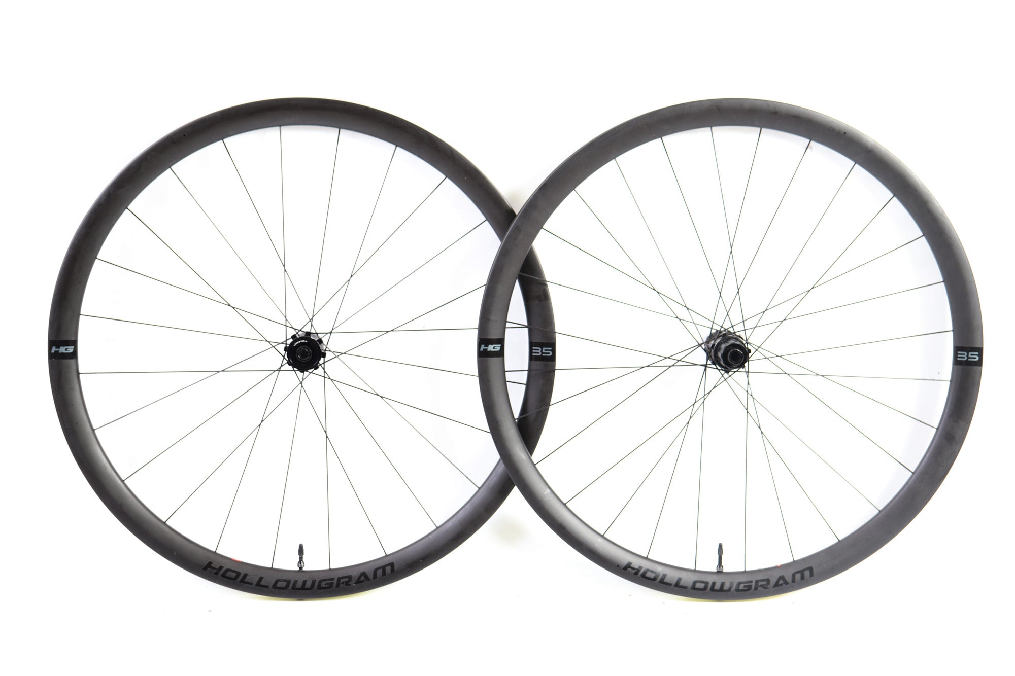 Hollowgram 35 Carbon Clincher Road Wheelset 2021, Shim Cycle